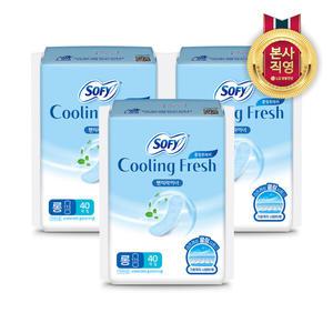 쏘피 2025 쿨링프레쉬 팬티라이너 롱 40P 3팩
