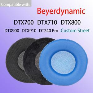 Beyerdync DTX700 헤드폰 DT240 Pro 이어 쿠션 교체용 폼 패드용 맞춤형 스트리트 이어패드