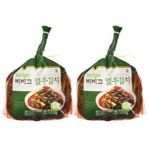 CJ제일제당 비비고 열무김치 1.5kg x 2개
