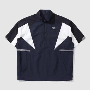 [엄브로] UK헤리티지 S/S 컬러블록 스탠넥 반팔 아노락 UP221CWT65-DVY0