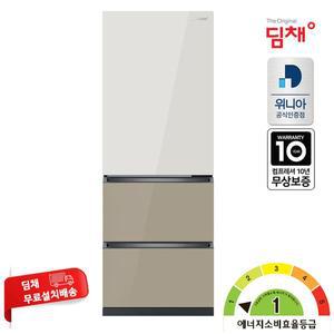 위니아 딤채 1등급 330L 3도어 스탠드 김치냉장고 EDT33JBPIER1 딤채 공식인증점 전국무료설치