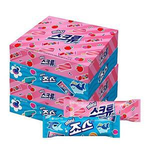 [롯데웰푸드]스크류바 미니 300ml x2개 + 죠스바 미니 300ml x2개