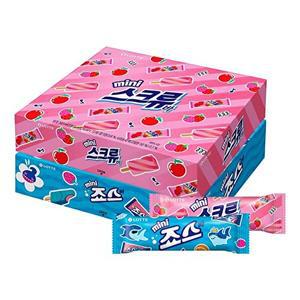 [롯데웰푸드]스크류바 미니 300ml x1개 + 죠스바 미니 300ml x1개