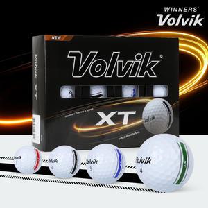 볼빅 XT 골프공 3피스 VOLVIK 제로 트랙 퍼팅라인 화이트 2025년