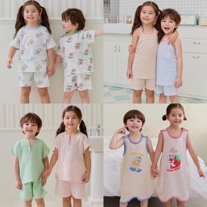[아이숲] 여름 신상/이월/실내복/내복/내의/유아/아기/아동/반팔/민소매/상하복/5부/나시/수면조끼/런닝
