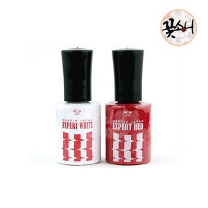 꽃소니 그라시아 시험용 엑스퍼트 마블젤 레드 화이트 세트