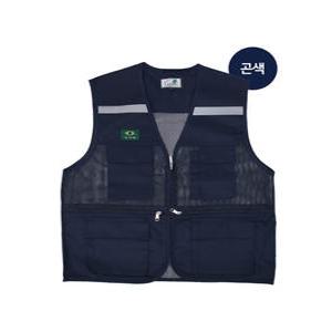 안전조끼 망사조끼 무재해 형광 네이비 그레이