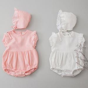순수 보넷 슈트 / 아기옷 신생아옷 바디슈트 바디수트
