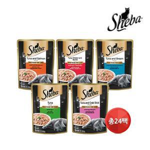 쉬바 파우치 70g 24팩 모음