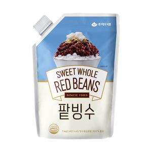 [화과방] 팥빙수 1kg(p) / 대두식품 빙수재료 팥 파우치