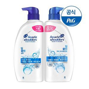 [헤드앤숄더] 딥클린 샴푸 850ml + 트리트먼트 850ml