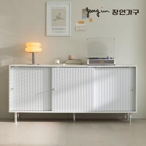 아이브 에블린 템바보드 슬라이딩 높은 TV 거실장 1600