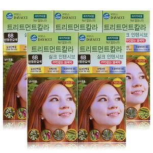 다바찌 트리트먼트칼라 염색약 6B 선명한갈색 x 5개
