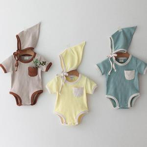 쫀득 보넷 슈트 / 아기옷 신생아옷 바디슈트 바디수트