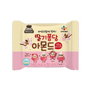 CJ 아이누리 딸기퐁당아몬드 10g 40입 x 2봉지