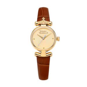 [비비안웨스트우드 VIVIENNE WESTWOOD] VV090GDBR 여성 가죽시계
