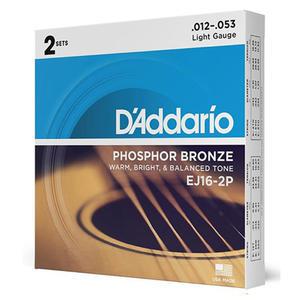 Daddario 통기타줄 EJ16-2P RegularLight 2팩012-053