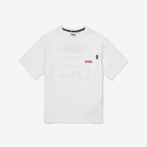 드로잉 휠라 그래픽 티셔츠 (FK2RSF2205X_OWH)