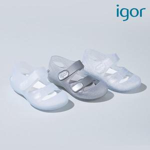 [트래드후스](강남점)[IGOR] 이고르 본디 화이트,글리터 화이트,실버 키즈젤리슈즈 아동젤리슈즈