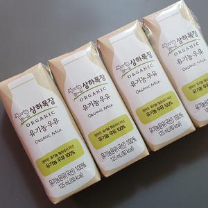 상하목장 유기농 우유/멸균125ml/4EA