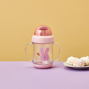 모던하우스 사파리월드 토끼 양손 핸들 빨대물병, 280ml + 증정(교체용빨대)