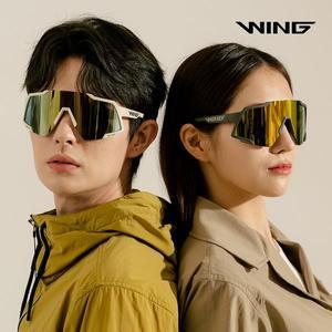 [LSR by ODE](대구신세계)WING ALI 윙 알리 고글 라이딩 선글라스 남여공용 자외선차단 미러 편광렌즈