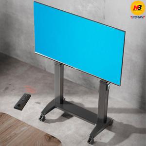 NB-T70 초대형 TV 전동식 높낮이 조절 이동형 스탠드 거치대, 최대 100인치/136kg 지지, VESA 1000x600mm 지원, 리모컨 제공, 한국 전기/전자파 안전 인증 획득, 한글 설치안내서 제공, 브라켓, TW100 후속 모델