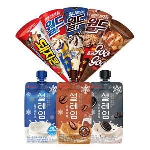 월드콘 구구콘 돼지콘 설레임 24개골라담기