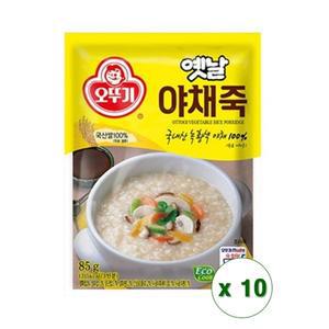 오뚜기 야채죽 85g x 10개