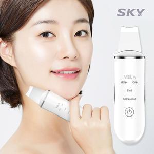 스카이 EMS 초음파 아쿠아 필링기 갈바닉 얼굴 마사지기 AP1