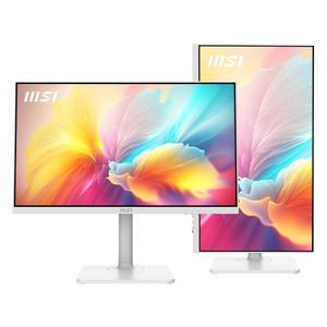 MSI 모니터 61cm(24인치) FHD 100Hz IPS 피벗 화이트 PD15W 무결점 MD2412PW