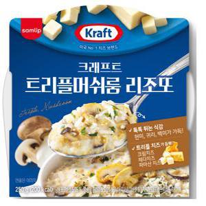 삼립 크래프트 트리플머쉬룸 리조또 12팩 /즉석식품 스프 죽 즉석밥