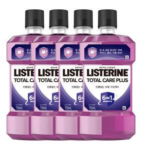 존슨앤존슨 리스테린 토탈케어 플러스 750ml 4개