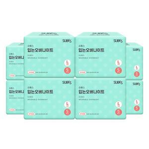 [슈베스] 입는 오버나이트 팬티형 생리대 대형 특대형 5P x8팩