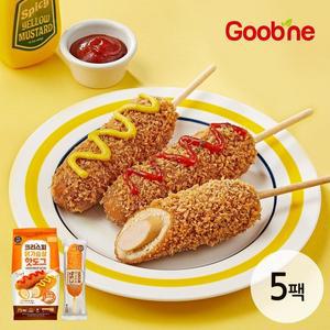 [굽네](G)굽네 크리스피 닭가슴살 핫도그(5개입) 5팩