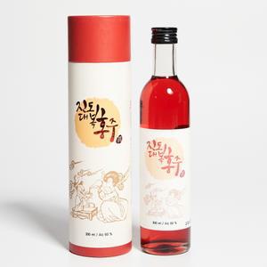 진도홍주 대복 진 13호 60도 300ml 지초주 (케이스, 쇼핑백 포함)