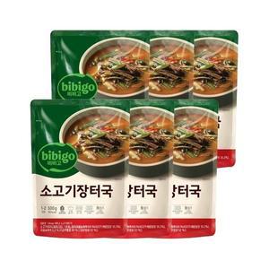 [CJ제일제당]비비고 소고기장터국 500g x6개