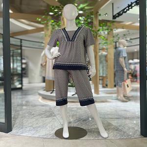 [비비안](CP8087W) 인견소재 고급 패턴의 여성 실내복 세트