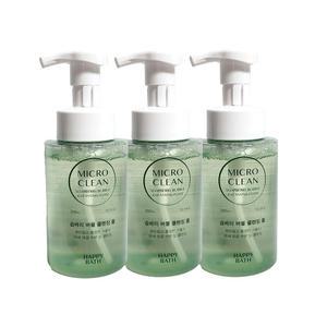 해피바스 마이크로 클린 솝베리 버블 클렌징폼 300ml x3개