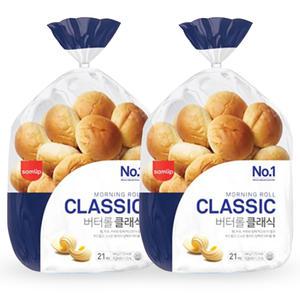 삼립 버터롤 클래식 546g(21개입) x2개 / 모닝빵