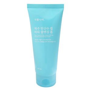 식물나라 제주 탄산수 파워 휩 클렌징 폼 120ml 1개