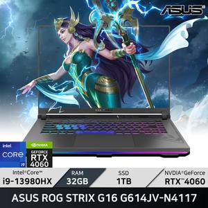 ASUS ROG STRIX G16 G614JV-N4117/RAM 32GB/WIN11/ +ASUS정품백팩