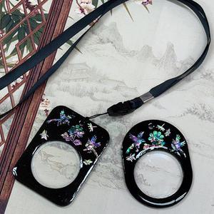 [오피스스쿨] 토단(TD) 자개 휴대용 돋보기 목걸이 만들기 1인세트 (2종택1) DIY 전통문화 자개공예 단체수업활동 목걸이형