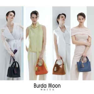 [Burda Moon] 소가죽 트윈백 1종 + 패브릭백 1종 BM005