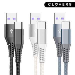 클로프 고속충전 케이블 USB C타입 충전기/아이폰/갤럭시/삼성/애플/핸드폰/휴대폰/라이트닝