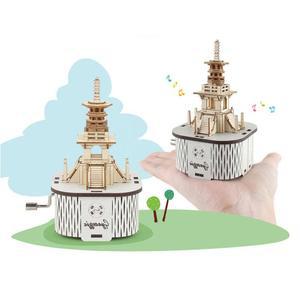 다보탑 만들기 모형 목재 수동 오르골 우드모형키트 조립 DIY 경주