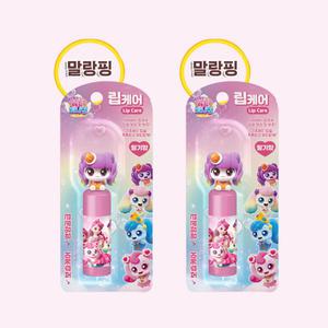 캐치티니핑 립케어 딸기향 3.8g 말랑핑 2세트 어린이 립밤