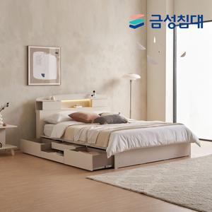 금성침대 *리퍼상품* 뉴베드 슬라이딩 4단 서랍침대 (SSQK)