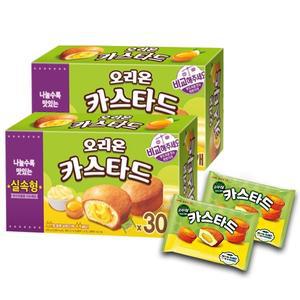 [셀러허브]무료배송 오리온 카스타드 60개 대용량 실속형 (S8743029)