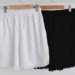 [BZJKNW2M_4B]걸스레이스면반바지 408S519S 여성의류